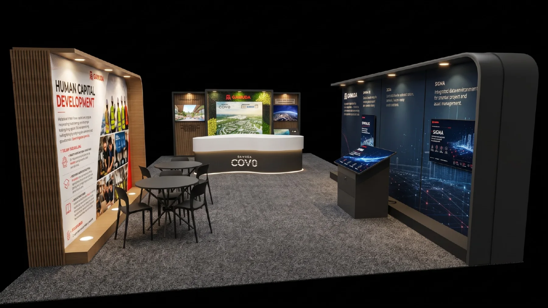 Gamuda Exhibition Booth project view 2