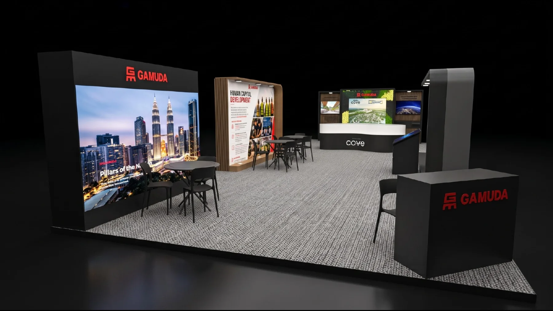 Gamuda Exhibition Booth project view 3